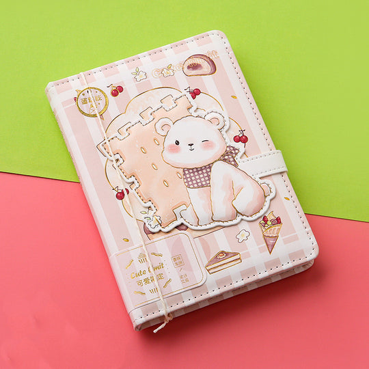 Love Limited Coloring Magnetic Buckle Leather Diary