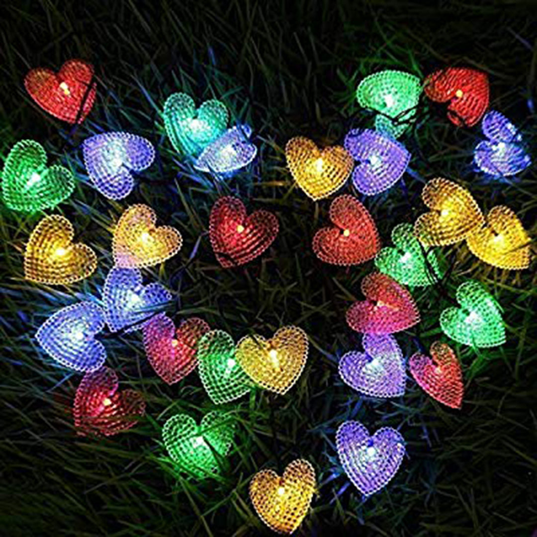 Outdoor Waterproof Solar Love Lighting Chain