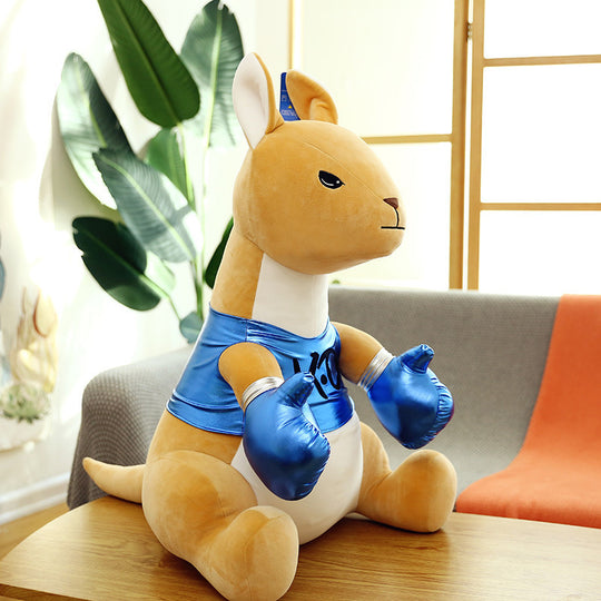 Creative Plush Toy Boxing Kangaroo Action